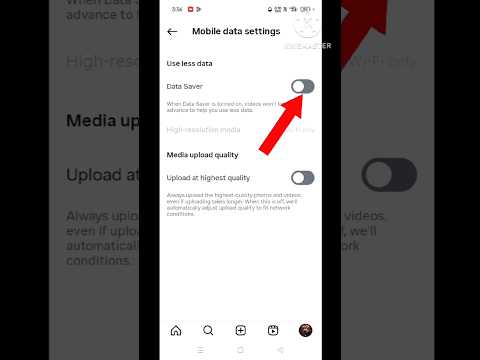 Instagram me data saver mode kaise on kare!!how to save mobile data on instagram #shorts