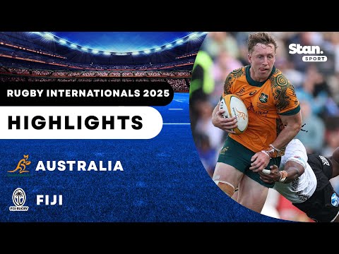 Australia v Fiji | Rugby Internationals | 2025