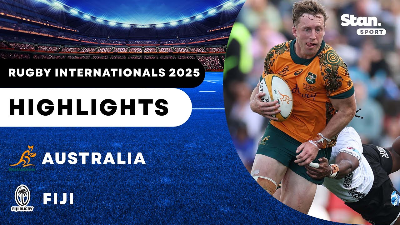 Australia vs Fiji Rugby Test Match 2025 🏉 - Watch Live in Newcastle