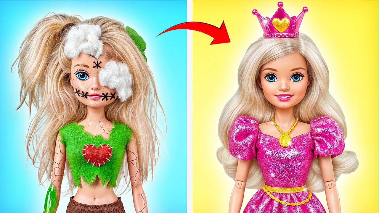 Стать популярной куклой: экстремальный челлендж 🎭