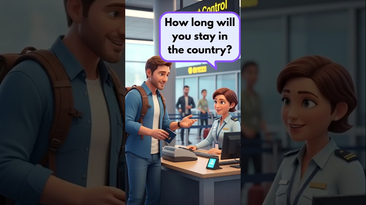 Master Airport Immigration English | Easy Practice for Beginners ✈️