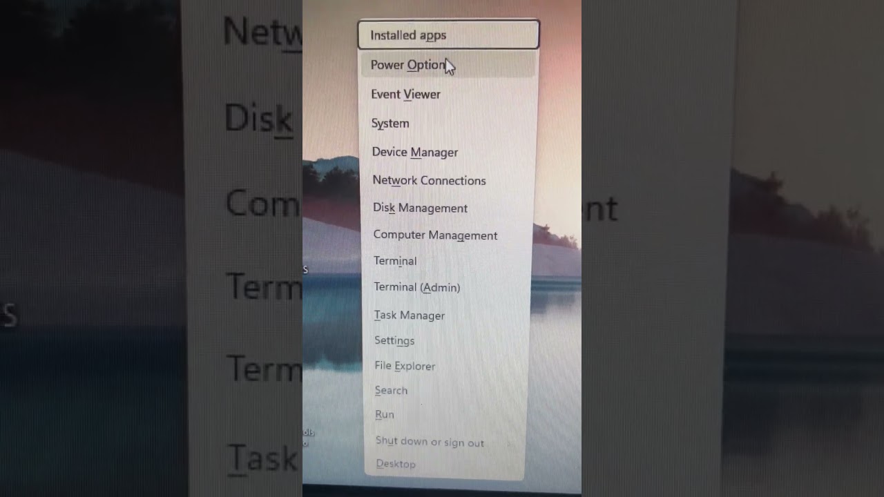 Windows X Menu: Quick Access to Power Tools ⚙️
