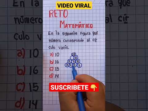 RETO MATEMÁTICO (Video Viral) #matemática #shortsyoutube #matemáticabásica #retomatematico