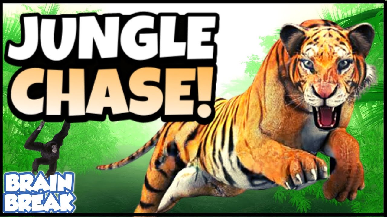 Jungle Chase Brain Break 🌴 | Just Dance & GoNoodle-Inspired