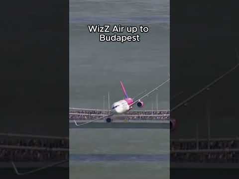 Wizz Air Rizzing up to Budapest #wizzair #aviation #airbus