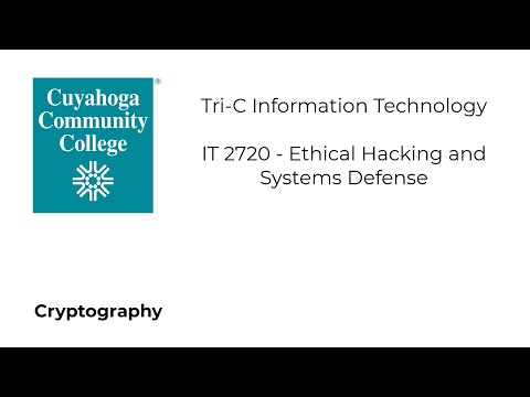 IT 2720 - Cryptography