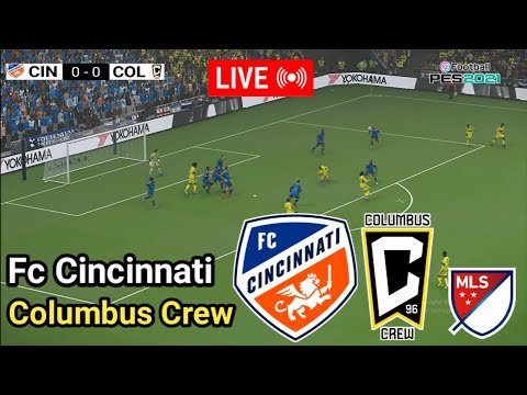 🔴LIVE- Fc Cincinnati vs Columbus Crew l MLS 2025 l Full Match eFootball Pes 21 Gameplay