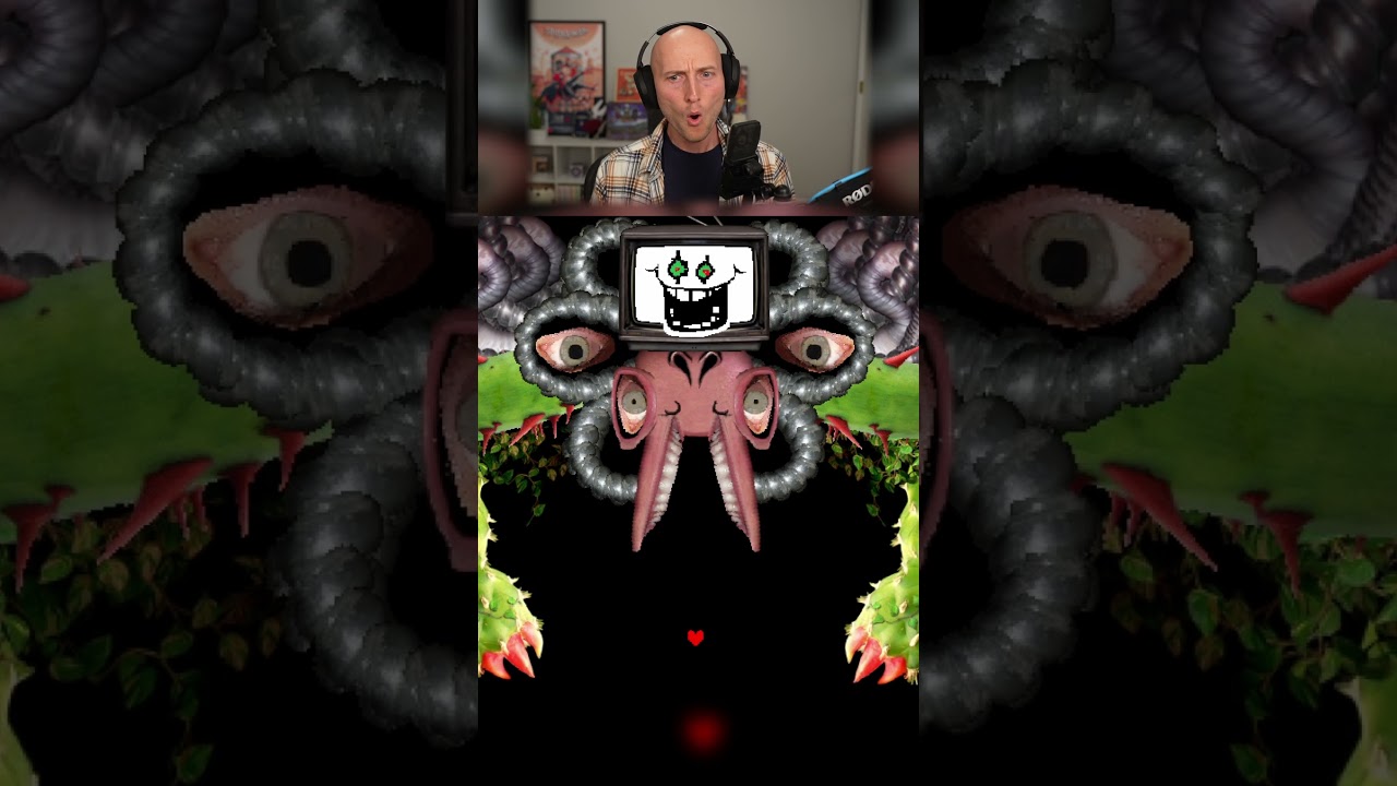 Epic Reaction to Omega Flowey in Undertale! 😱 #shorts
