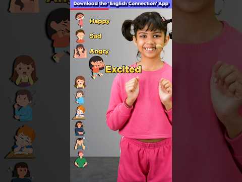 Let’s Learn 10 Feelings Together! 🤗 | Kids English Words, Adi Keshari Connection #shorts