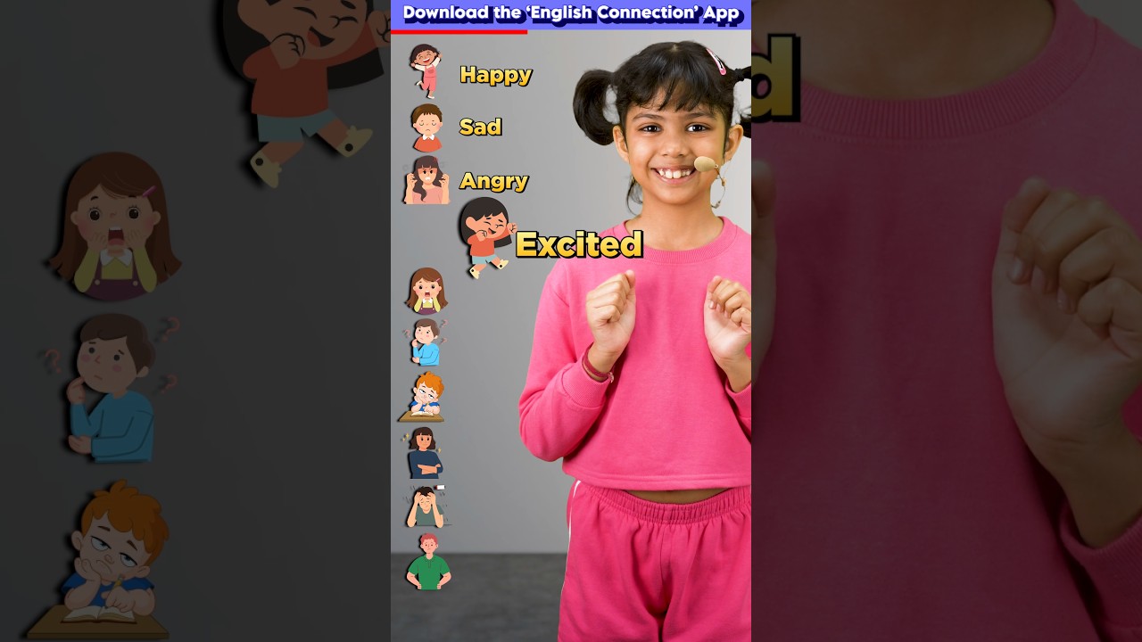 Discover 10 Common Feelings with Kids! 😊 | Easy English Words for Children