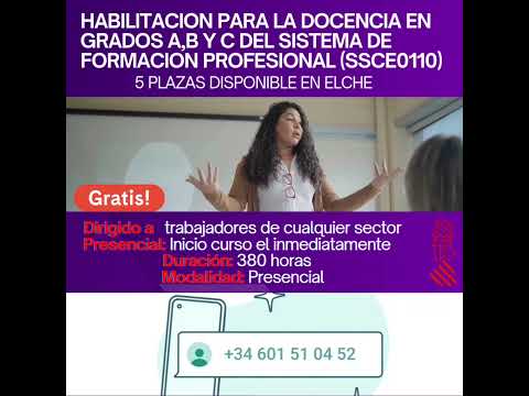🔥 FORMACIÓN SUBVENCIONADA 🔥🎓 CERTIFICADO DE PROFESIONALIDAD NIVEL 3 (SSCE0110) 🎓📚