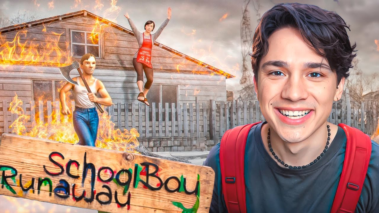 Бегство через крышу в Schoolboy Runaway 🏃‍♂️