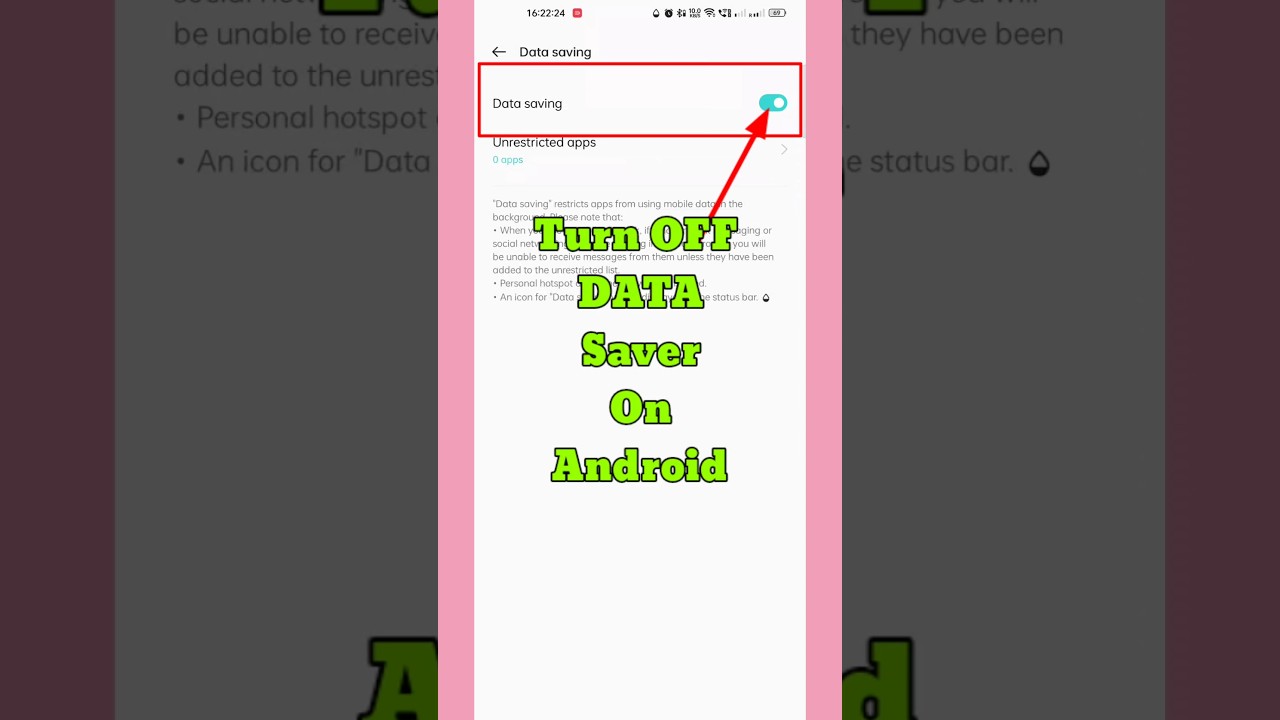 Easily Disable Data Saver on Android 📱 | Quick & Simple Guide