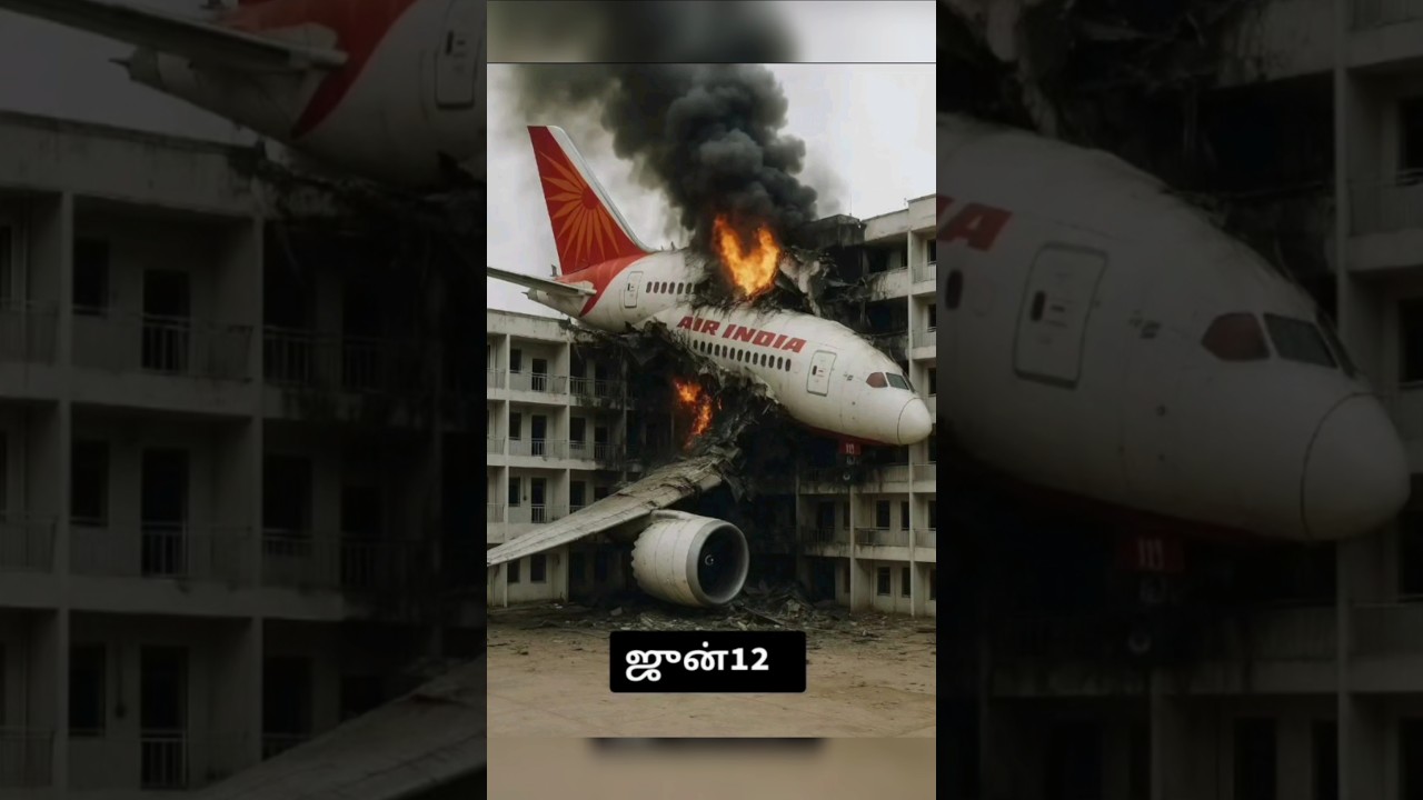 Shocking Flight Crash Caught on Camera ✈️ | Trending Short Video