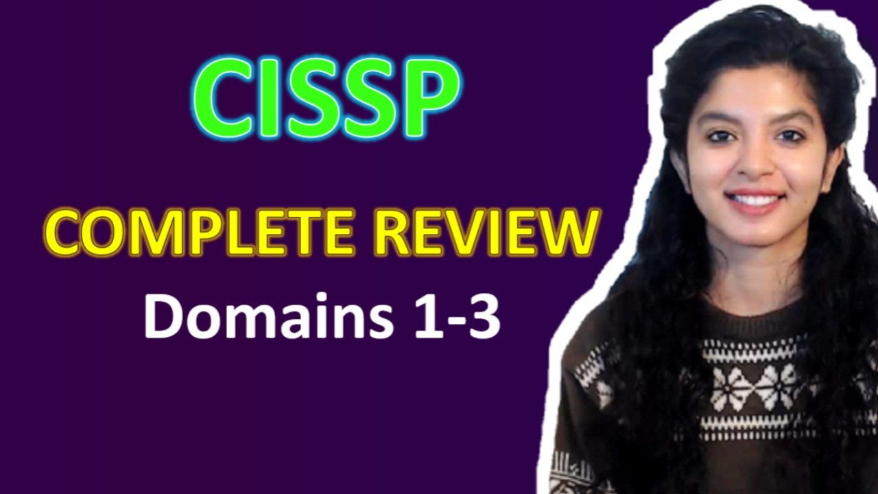 CISSP Domains 1-3 Full Review & Exam Prep 📚