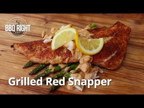Grilled Red Snapper with Cajun Cream Sauce 🍽️