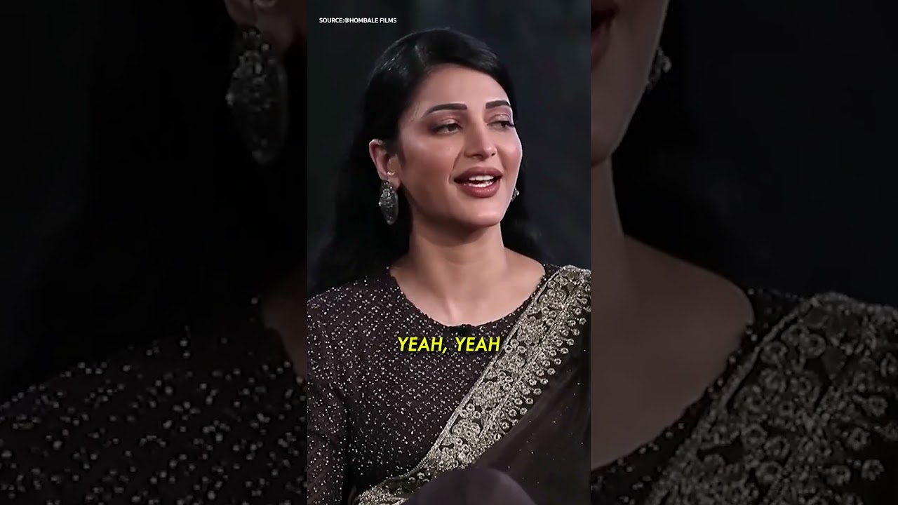 Shruti Haasan Reveals Why Prabhas Is Called 'Darling' π