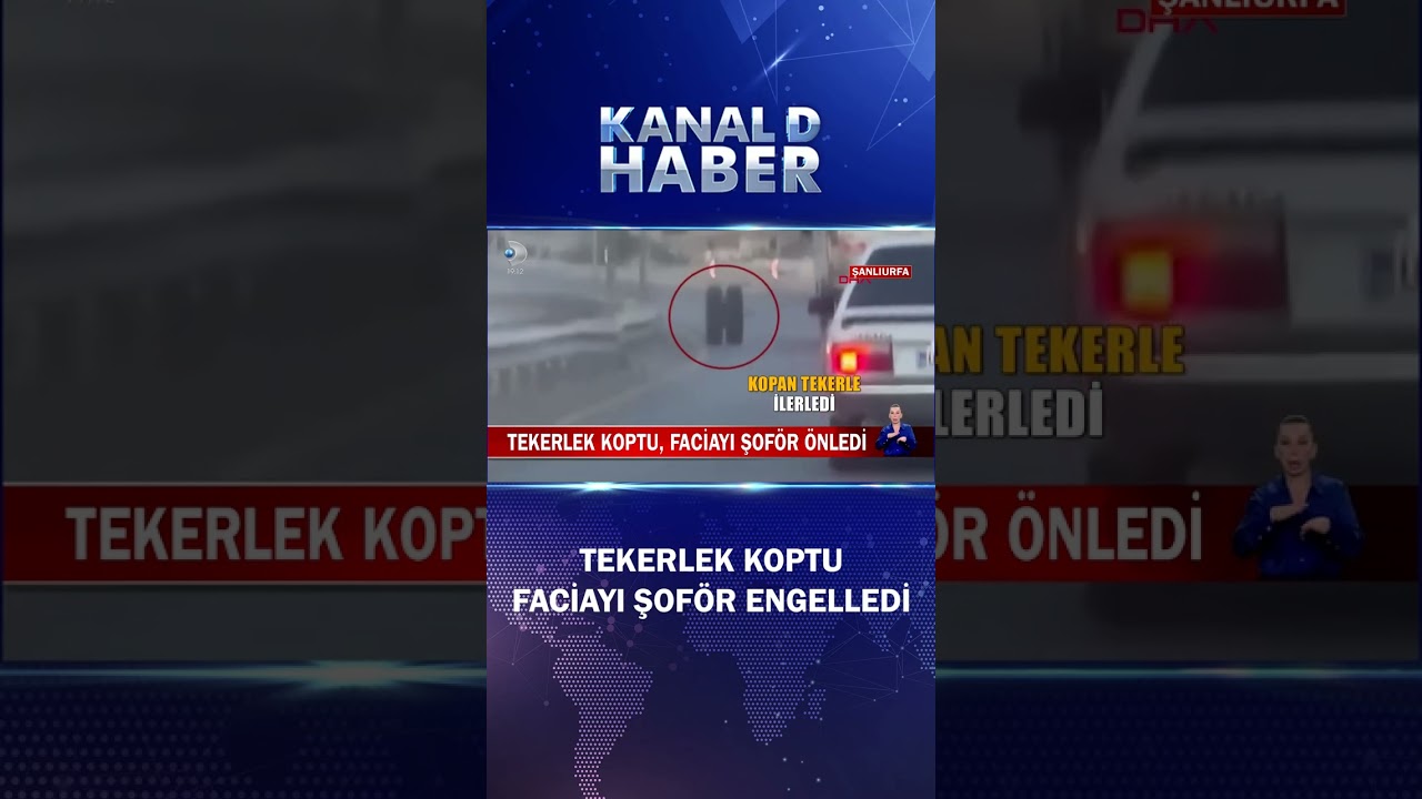 Tekerlek Koptu, Şoför Hayat Kurtardı! 🚗