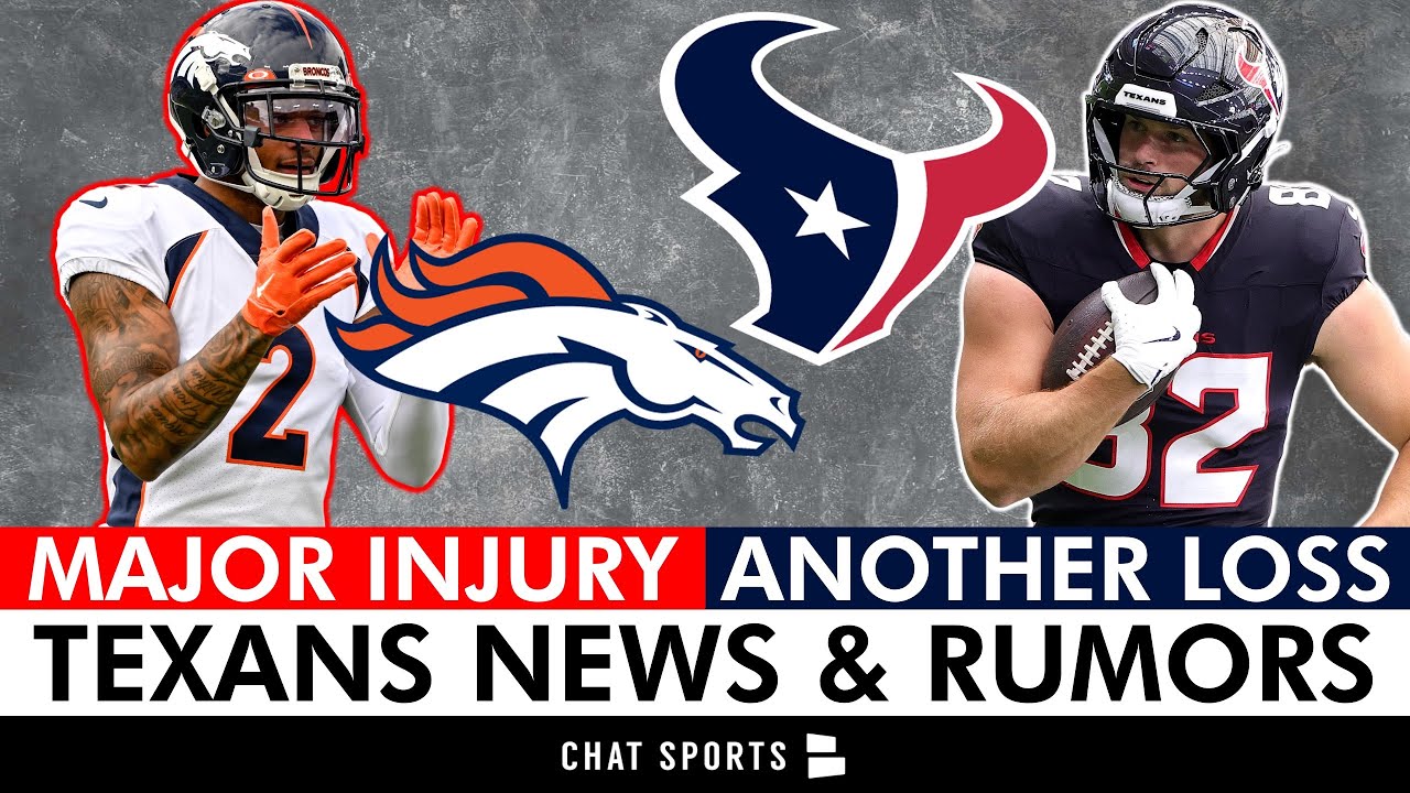 Broncos Face Major Setback & Browns Snatch Texans' Tight End in Week 9 NFL News 🏈