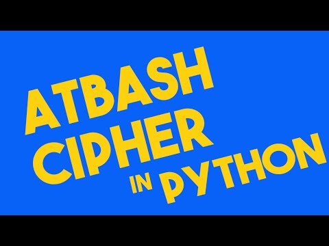 Atbash Cipher Encryption & Decryption in Python