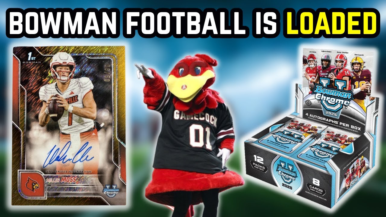 Must-Watch Tips Before Opening Your 2025 Bowman University Chrome Football Jumbo Box 🏈