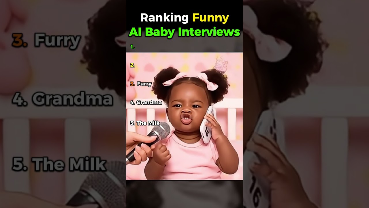 Funny AI Baby Interviews 🤣 #Shorts