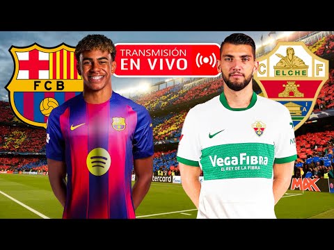 BARCELONA vs ELCHE 🔴 EN VIVO con Lamine Yamal por la FECHA 11 de la liga de España | REACCIÓN