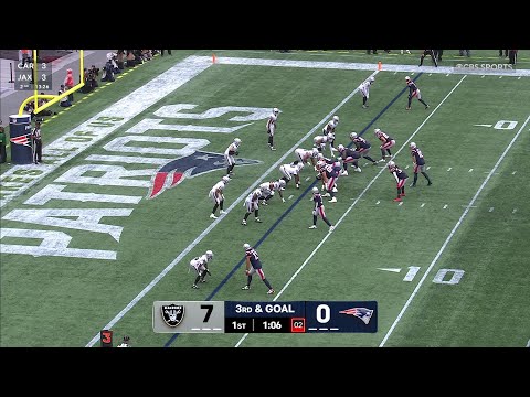 Demario Douglas hauls the touchdown catch to tie the game