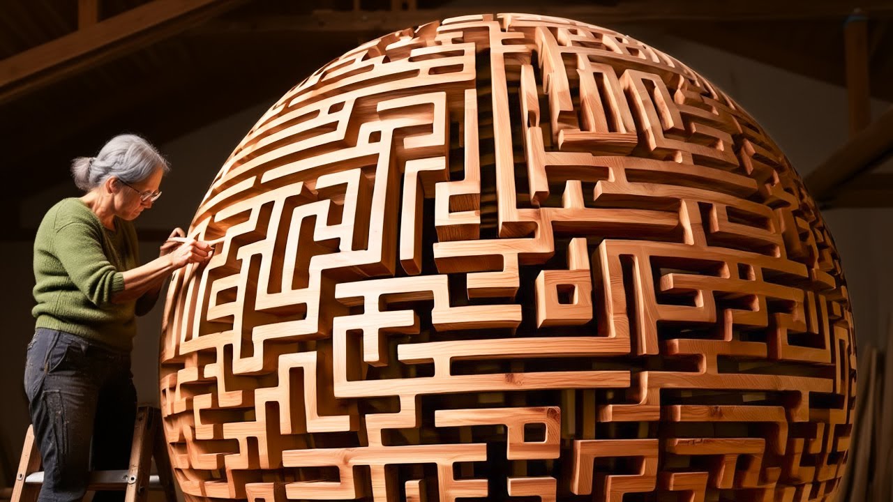 Mesmerizing Wood Carving & Clever Joints 🌳