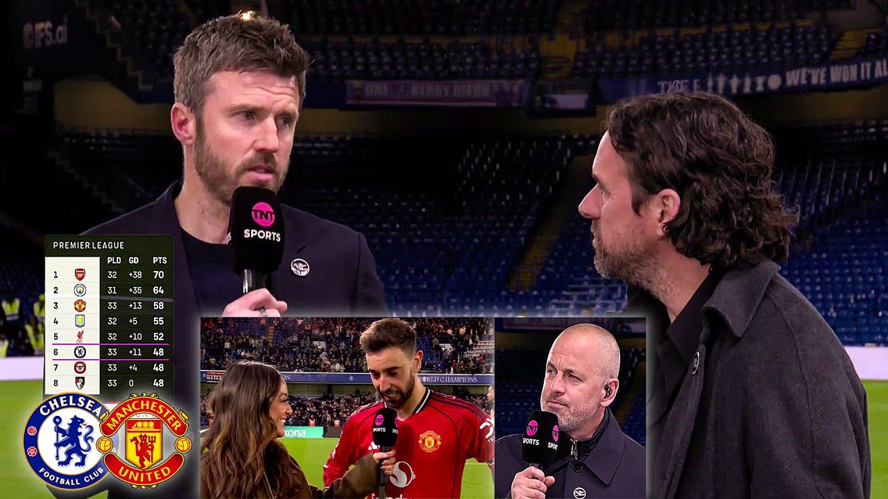 Chelsea vs Man United 0-1 Post match analysis | Bruno Fernandes & Michael Carrick reaction 🔥