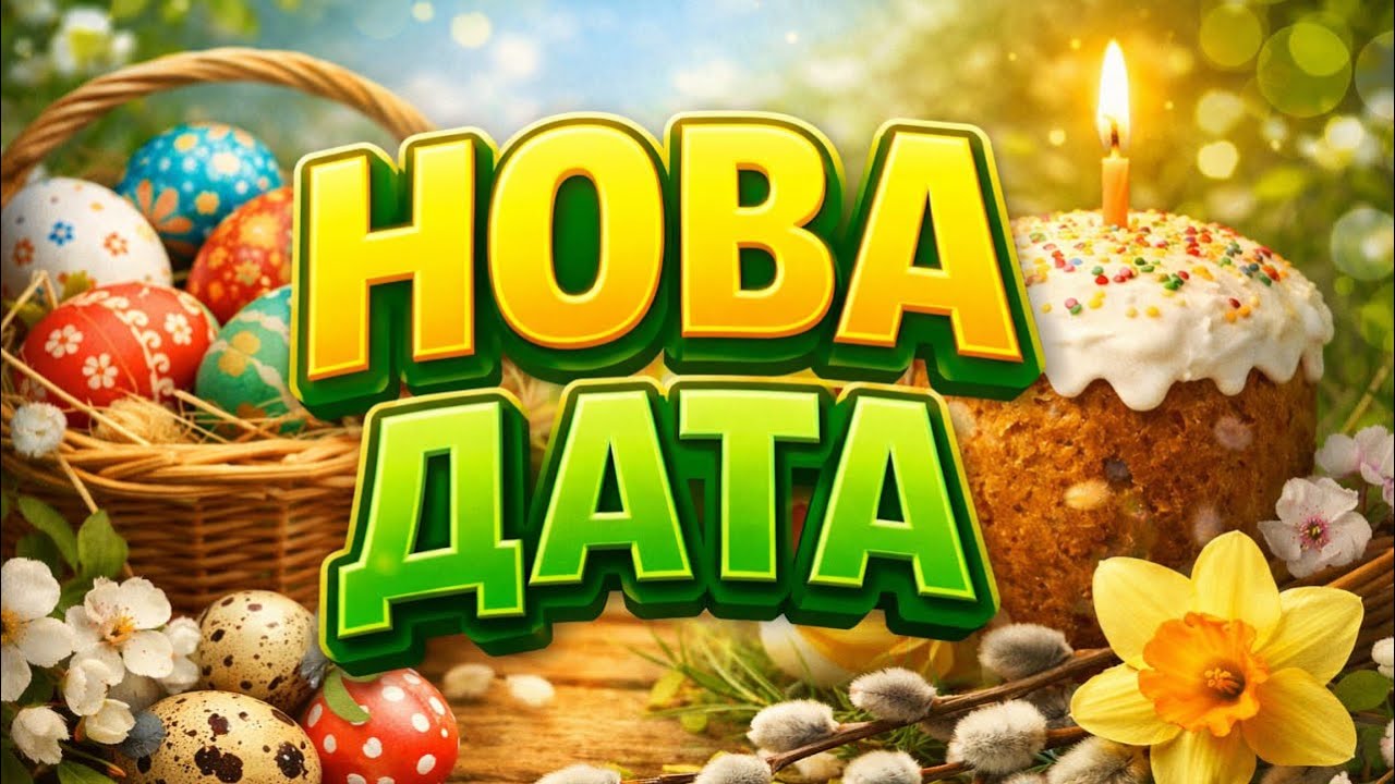 Великдень 2026: Нова дата святкування ✝️