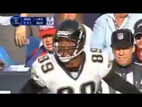 Marcedes Lewis records 1st career NFL TD reception | November 26, 2006 | Jaguars @ Bills