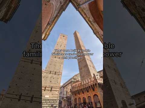 The Towers of Bologna, Italy #italy #history #architecture #shorts