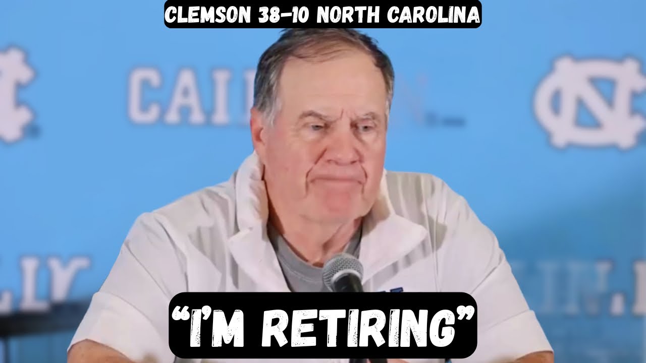 Bill Belichick Announces Retirement After Clemson vs North Carolina Game 🏈
