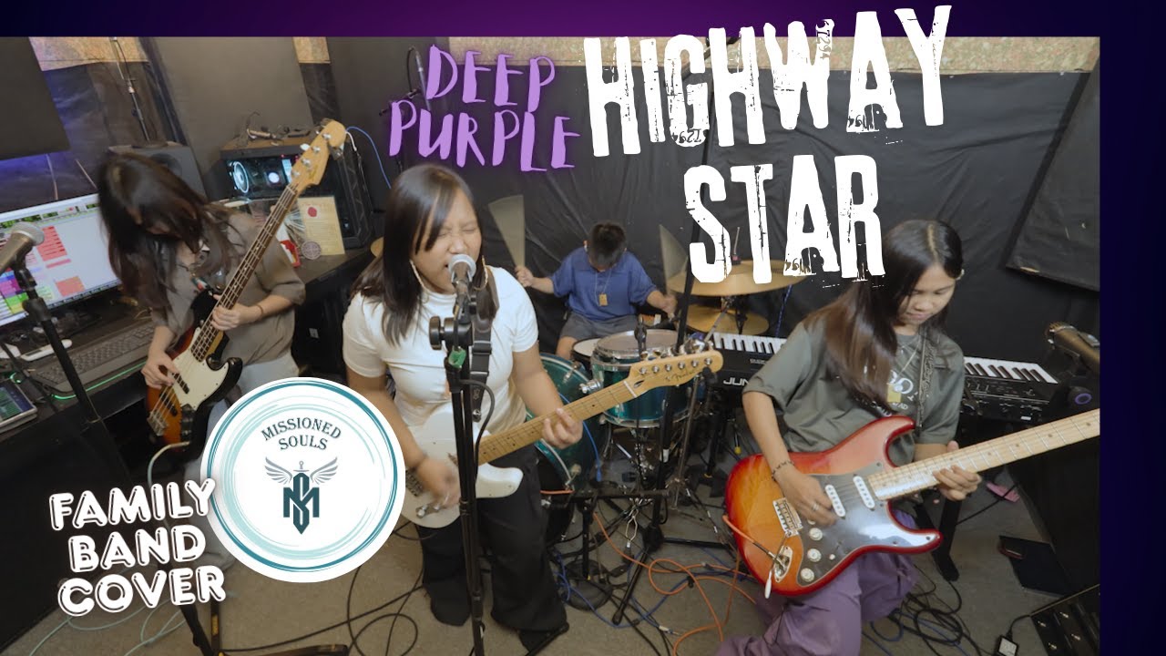 Deep Purple's 'Highway Star' Cover by Missioned Souls 🎸 | Family Band Studio Performance