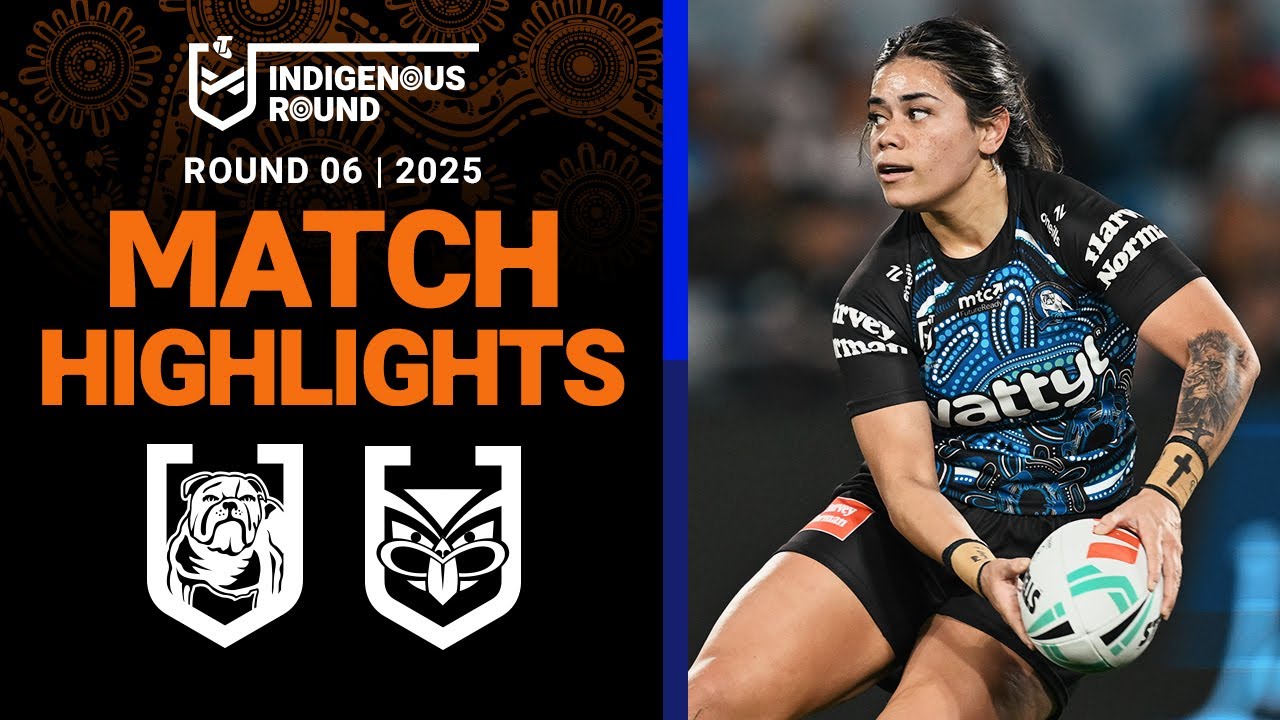 2025 NRLW 2025 Round 6: Bulldogs vs Warriors Highlights 🏉