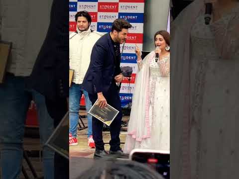 Ahsan khan’s reaction when Hiba bukhari calls him “BHAI” 😅🤣 #ahsankhan #hibabukhari