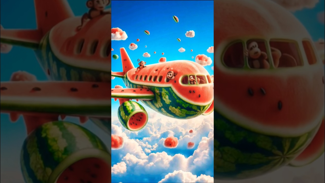 Amazing Transformation: Airplane Turns into a Dragon in the Sky 🐉