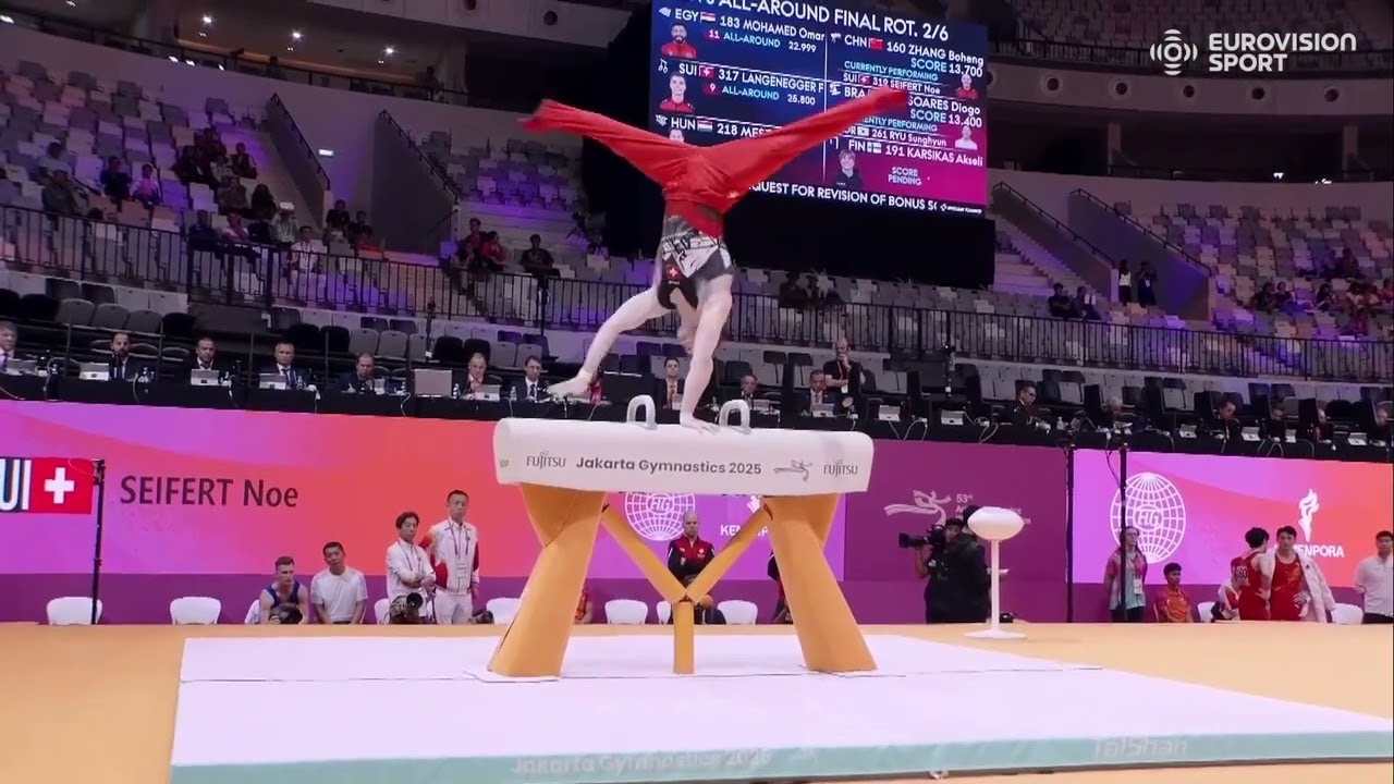 Noe Seifert Dominates 2025 World Championships | All-Around & Parallel Bars Highlights 🏅