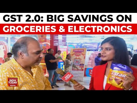 GST 2.0 Rate Cut: Cheaper Groceries, TVs, & Electronics This Festive Season | India Today News