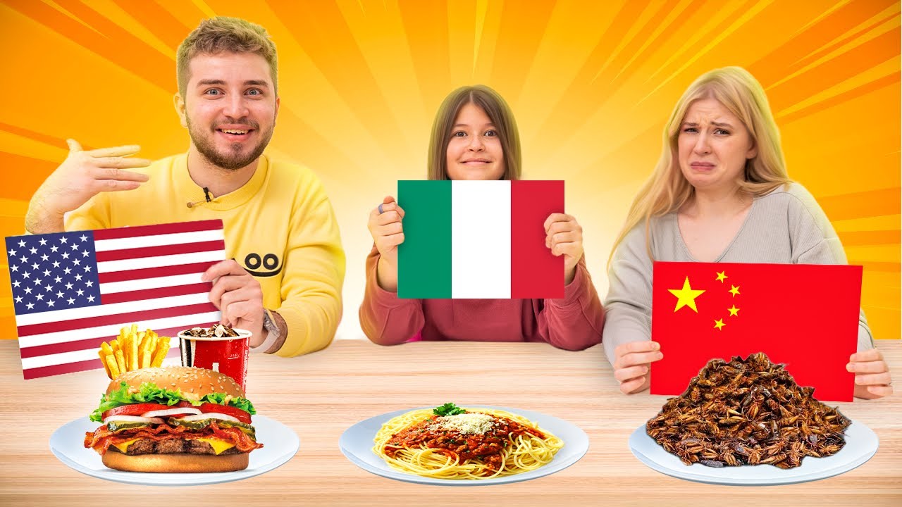 تحدي الأكلات الغريبة من حول العالم 🌍