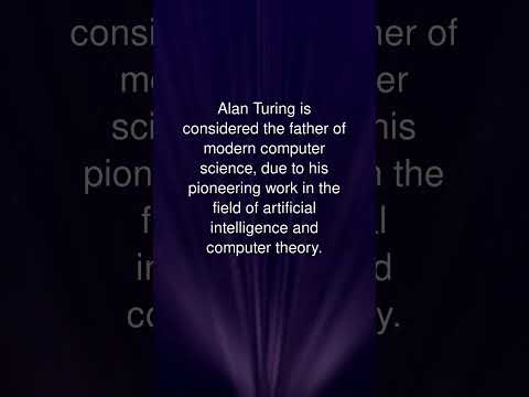 Who is the father of modern computer science?