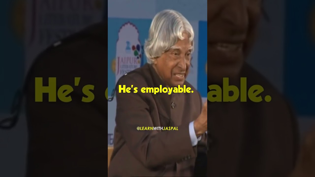 APJ Abdul Kalam's Vision to Reform Education 🚀