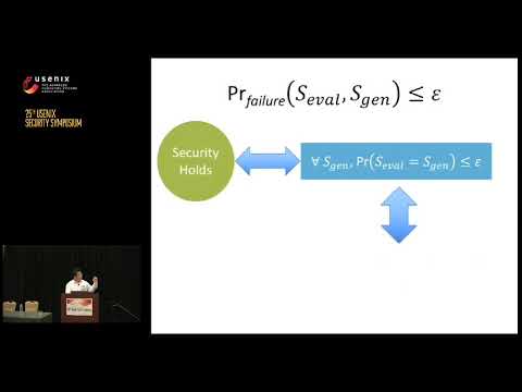 USENIX Security '16 - The Cut-and-Choose Game and Its Application to Cryptographic Protocols