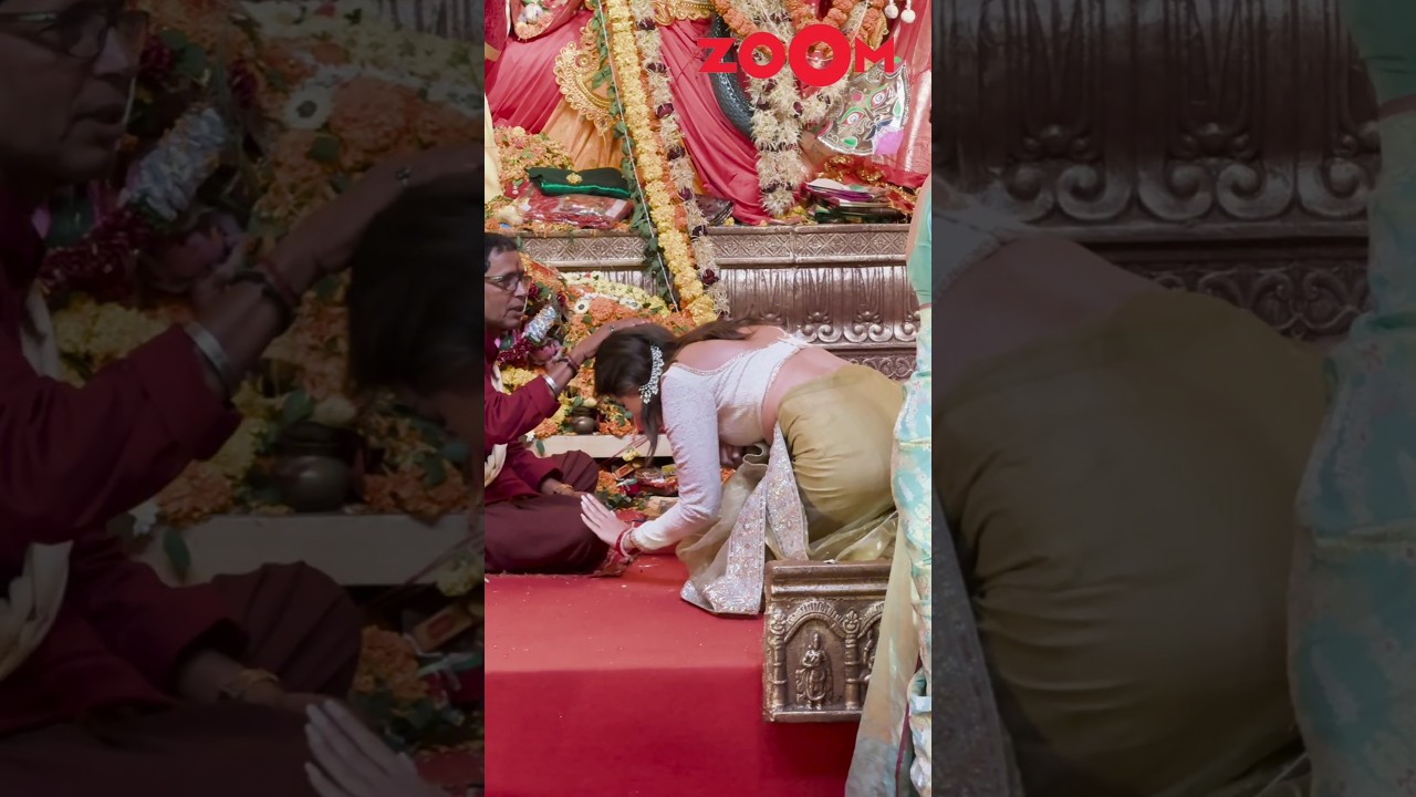 Alia Bhatt Receives Pandit Ji's Blessings 🙏