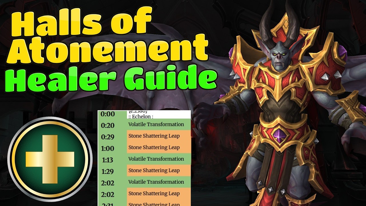Halls of Atonement S3 Healer Guide & Boss Timers 🛡️