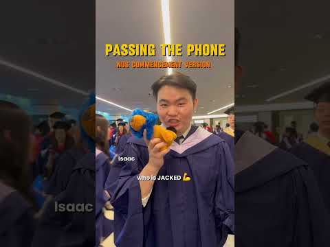 Passing the phone to our graduates! 🎓 Congratulations to the class of #NUS2024!