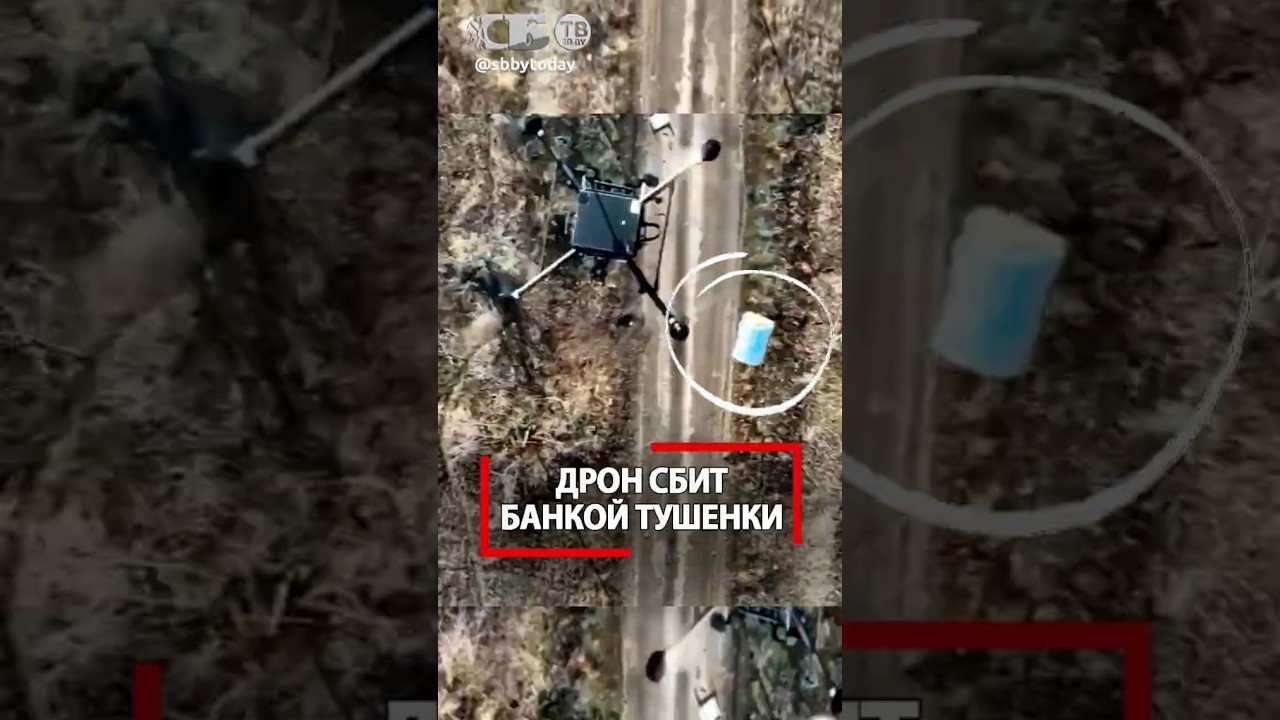 Российский пилот сбил украинскую тушенку с дрона 🛸 — необычный бой за вкусное угощение