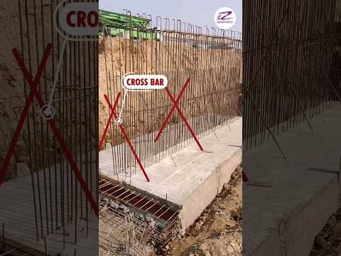 Retaining Wall में Cross Bars क्यों देते हैं | Reinforcement Bars in Retaining Wall
