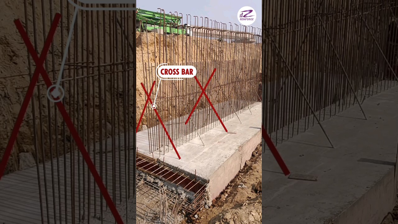 Retaining Wall में Cross Bars का महत्व: Reinforcement Bars क्यों जरूरी हैं? 🏗️